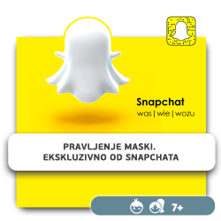 Pravljenje maski. Ekskluzivno od Snapchata - KIBERone. Škola digitalne pismenosti. Programiranje za decu. IT edukacija dece. Belgrade