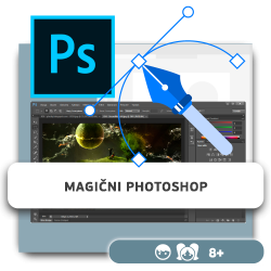 Magični Photoshop - KIBERone. Škola digitalne pismenosti. Programiranje za decu. IT edukacija dece. Belgrade