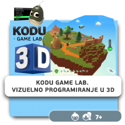 Kodu Game Lab. Vizuelno programiranje u 3D - KIBERone. Škola digitalne pismenosti. Programiranje za decu. IT edukacija dece. Belgrade