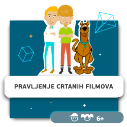 Pravljenje crtanih filmova - KIBERone. Škola digitalne pismenosti. Programiranje za decu. IT edukacija dece. Belgrade