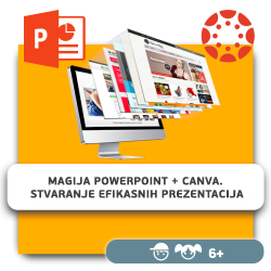 Magija PowerPoint + Canva. Stvaranje efikasnih prezentacija - KIBERone. Škola digitalne pismenosti. Programiranje za decu. IT edukacija dece. Belgrade