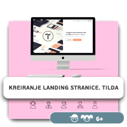 Kreiranje landing stranice. Tilda - KIBERone. Škola digitalne pismenosti. Programiranje za decu. IT edukacija dece. Belgrade
