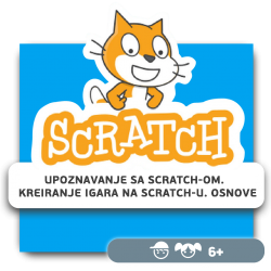 Upoznavanje sa Scratch-om. Kreiranje igara na Scratch-u. Osnove - KIBERone. Škola digitalne pismenosti. Programiranje za decu. IT edukacija dece. Belgrade